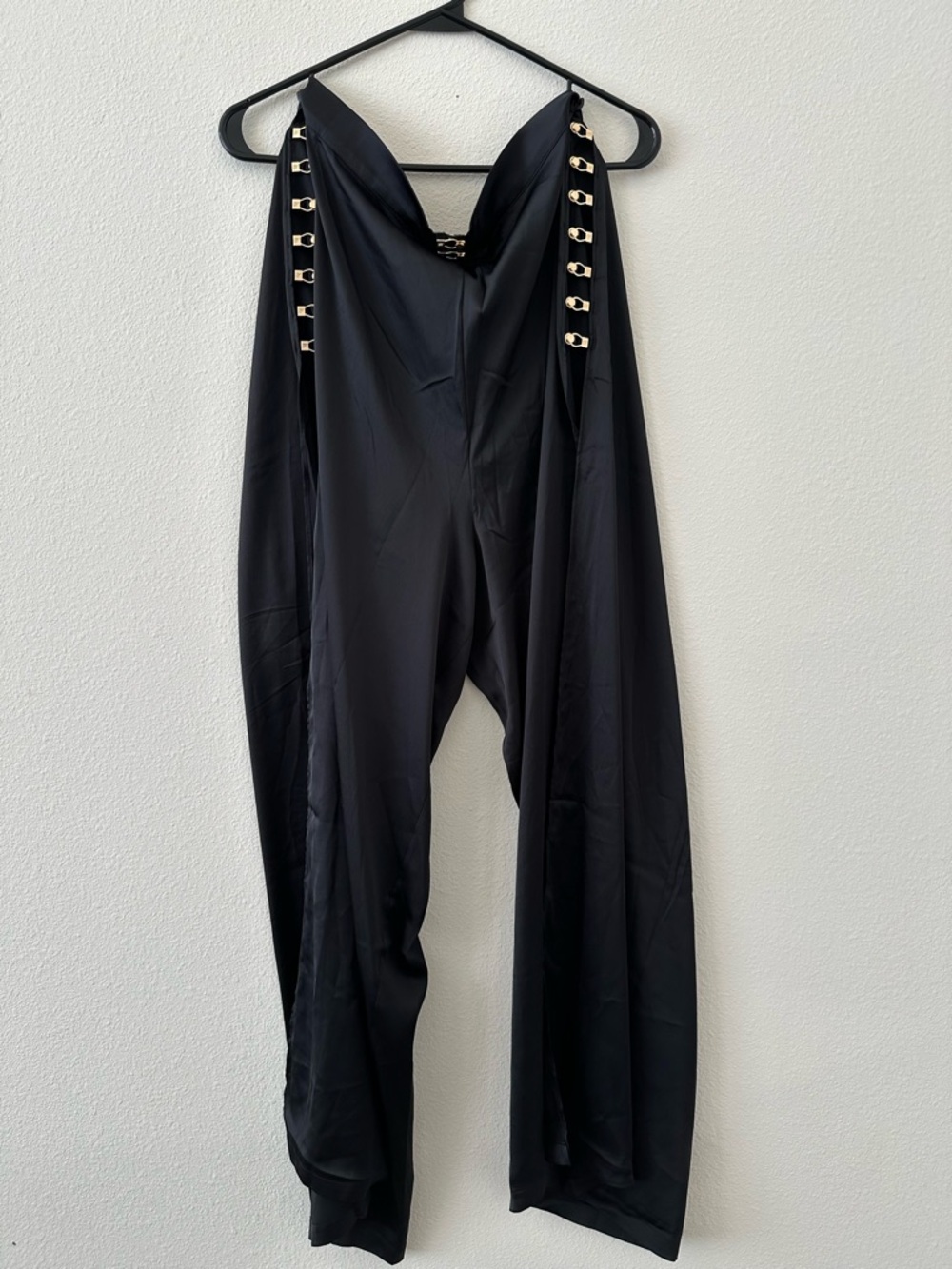 Honey Birdette Black Melissa pants with Gold Hardware Detail